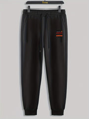 Halloween Pumpkin Letter Horror Print Men's Pants Drawstring Sweatpants