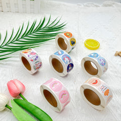500pcs 1in Small Round Stickers, Cartoon Design for Gifts, Books, Water Bottles