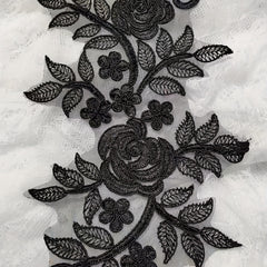 Ivory Lace Collar Lace Fabric Patch for Wedding Dress or Bridal Headdress