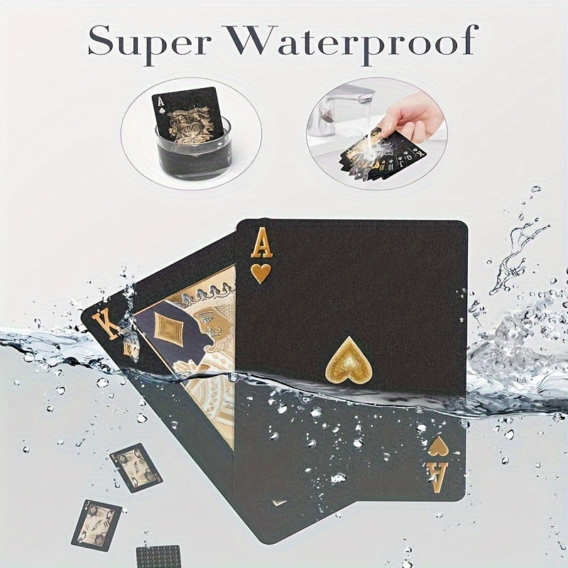 Waterproof Foil Poker Cards Box - Halloween/Thanksgiving