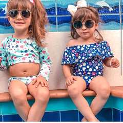 Girls Round Frame Sunglasses UV Protection Summer Sunglasses Kids Accessories