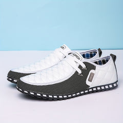 Men's PU Leather Round Toe Oxfords Comfortable Dress Shoes