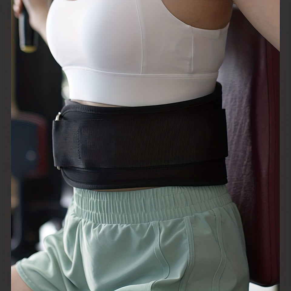 Adjustable Waist Support Belt for Men - Ideal for Squatting & Weightlifting