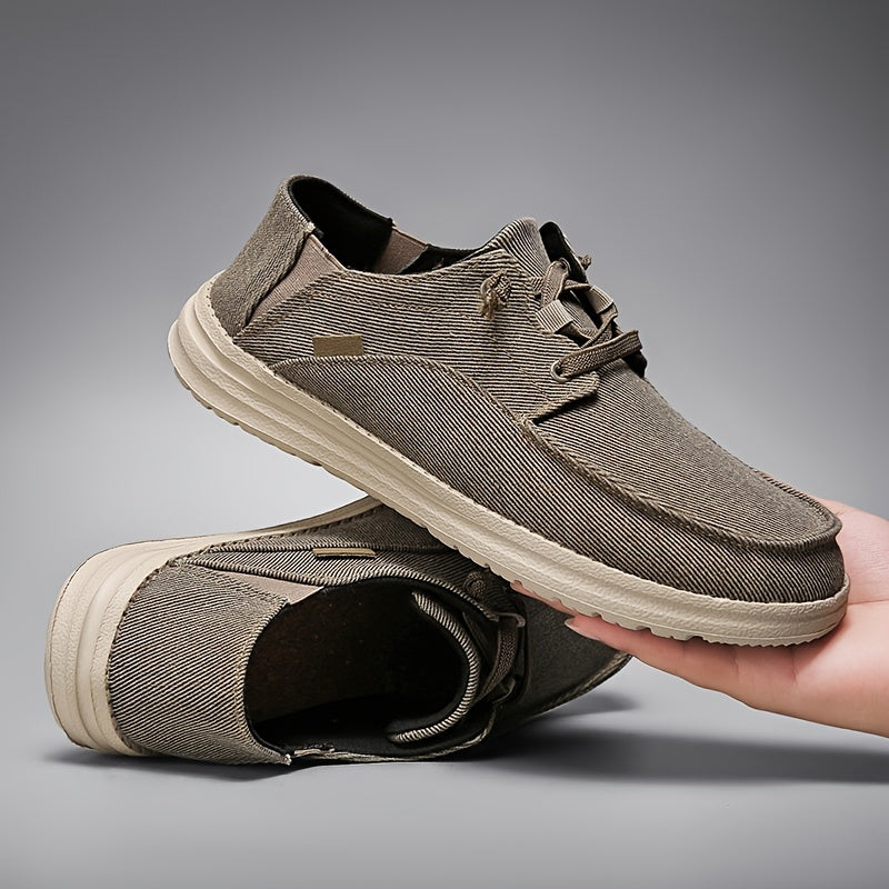 Men's Canvas Loafer Shoes Slip On Sneakers