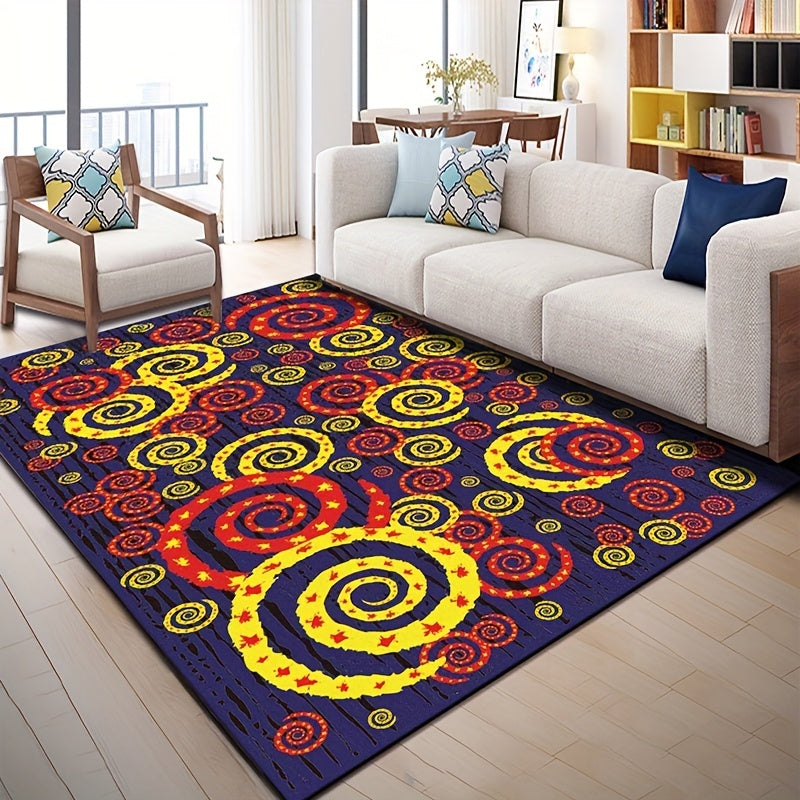 Large Area Rugs Soft Polyester Non Slip Floor Carpet Yoga Mat