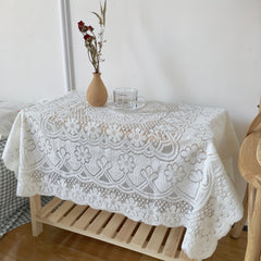Vintage Nordic Lace Tablecloth for Table TV Cabinet Coffee Kitchen Dining
