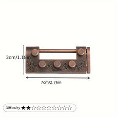 Chinese Metal Puzzle for Adults Teens Difficulty 2