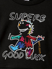 Dino Graffiti Long Sleeve T-shirt for Toddlers