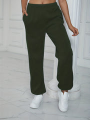 Versatile Jogger Pants Casual Elastic Waist Sweatpants Women's Clothing