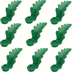 9pcs Garden Building Blocks Set DIY Leaves Twigs Grass for Farm Scene Play