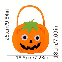 Halloween Pumpkin Candy Bag for Kids