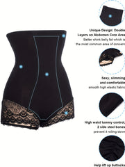 Lace Shaping Panties Tummy Control Compression Panties