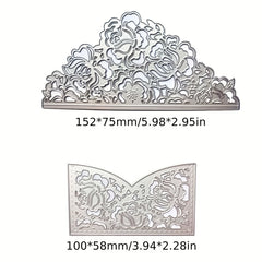 Rose Pattern Die Cuts Metal Die Cuts For DIY Craft