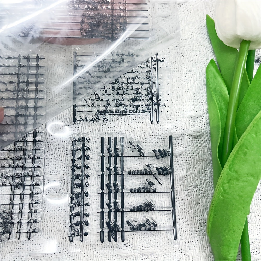 Transparent Silicone Stamp DIY Card Decoration Rubber