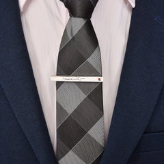 Men's Formal Necktie Clip Heavy Duty Metallic Tie bar for Wedding Business