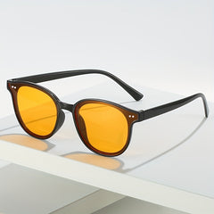 ZYPC001 Men's PC Frame Driving Sunglasses UV400 Polarized Retro Sun Protection