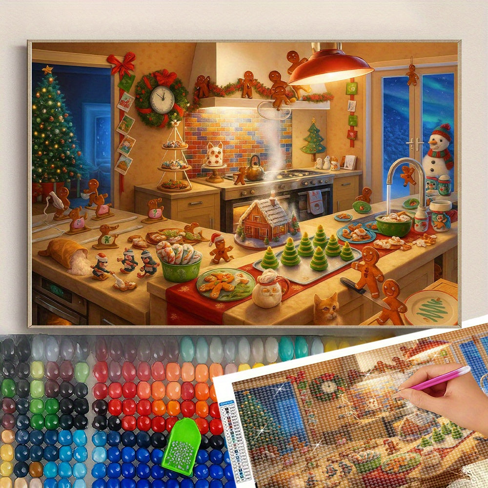 Christmas Diamond Painting Kit for Adults Festive Holiday Craft Set