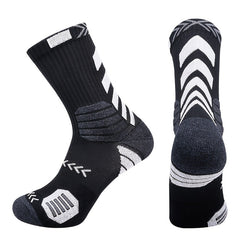 Men's Compression Athletic Crew Socks for Running Hiking Football Basketball