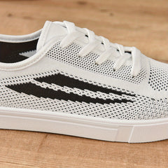 Women's Knitted Skate Shoes Low Top Sneakers