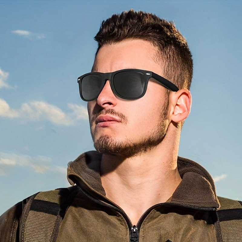 Polarized Sunglasses Retro Mirror Lens UV400 Protection