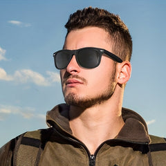 Polarized Sunglasses Retro Mirror Lens UV400 Protection