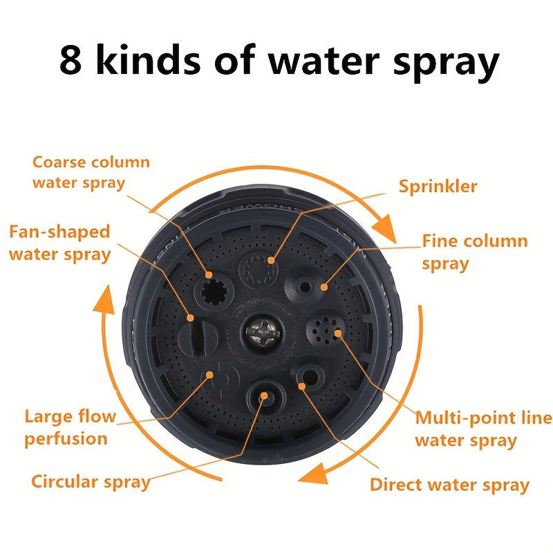 Functional Garden Hose Nozzle Water Gun Sprayer for Household Car Wash