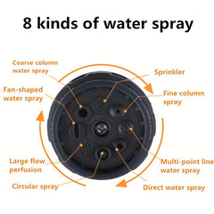 Functional Garden Hose Nozzle Water Gun Sprayer for Household Car Wash
