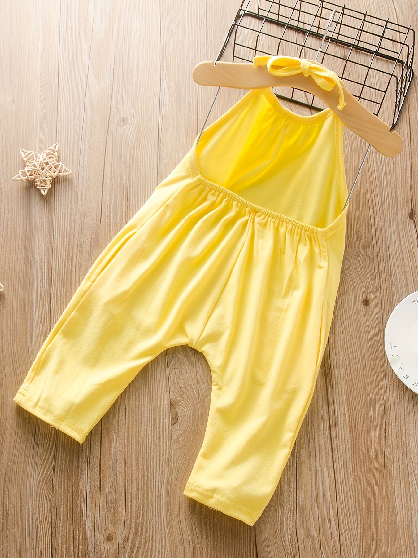 Baby Girls Casual Halter Rompers Jumpsuits for Beach Vacation