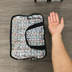 Large Reusable Transparent PVC Storage Bag with Zipper Organizer