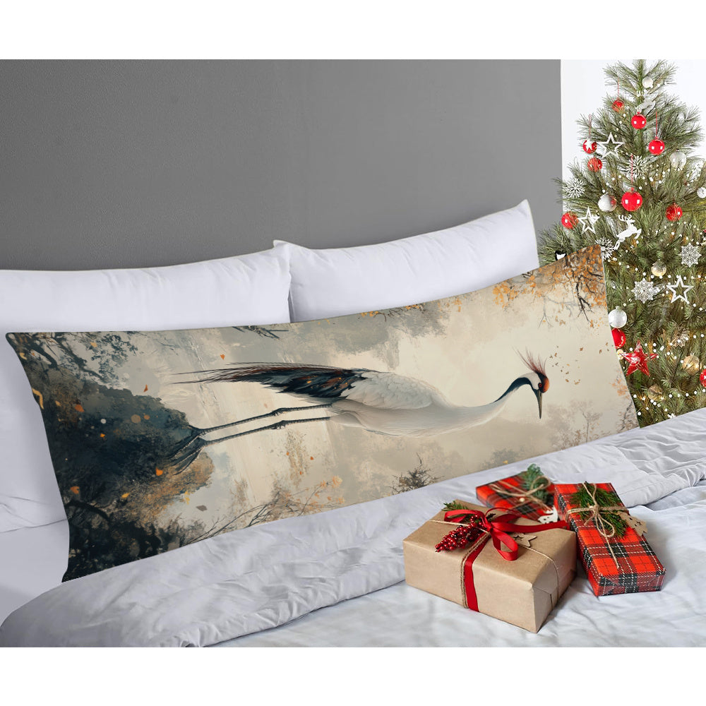 Chinese Crane Fantasy Theme Pillow Cover 45x45