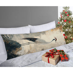 Chinese Crane Fantasy Theme Pillow Cover 45x45