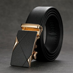 Men's Automatic Buckle Belt - Black