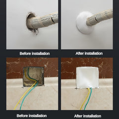 10pcs Waterproof Sealing Clay Mending Mud for Pipe Connection Wall Hole Repair