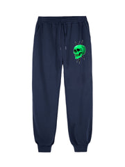 Skull Pattern Joggers Men's Casual Sports Pants