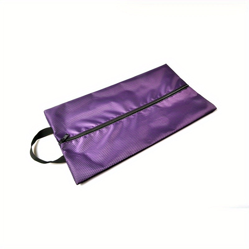 Portable Shoe Storage Bag With Handle, Dust Proof, Zipper Closure
