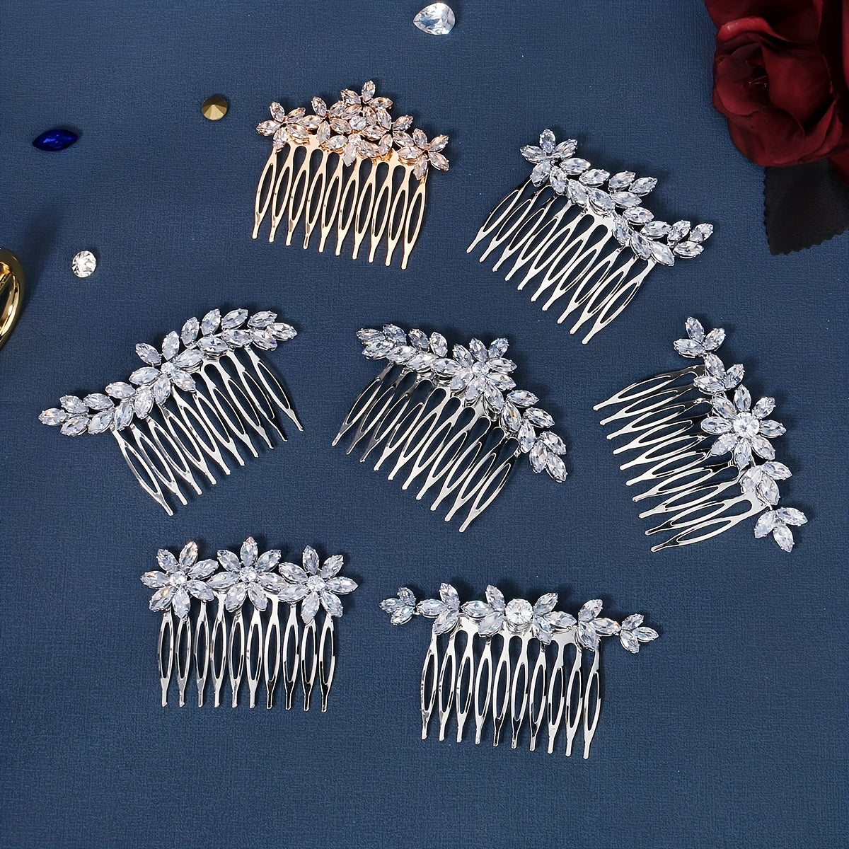 Rhinestone Hair Comb Accessories Bridal Insert Comb