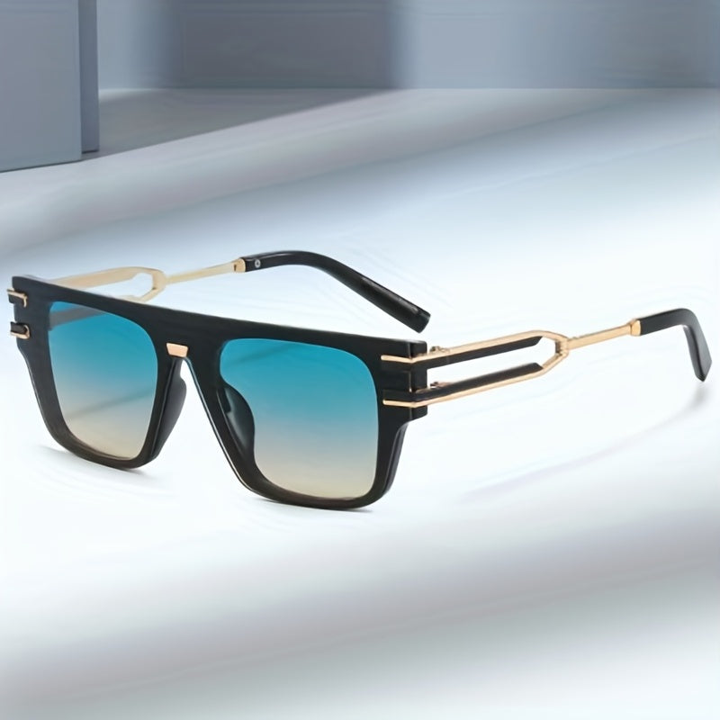 Men's Square Frame Sunglasses UV Protection