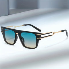 Men's Square Frame Sunglasses UV Protection