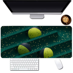 Green Pattern Desktop Office Accessories Mouse Pad