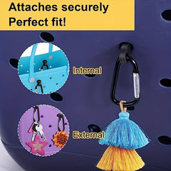 Beach Bag Handbag Keychain Hook Accessory