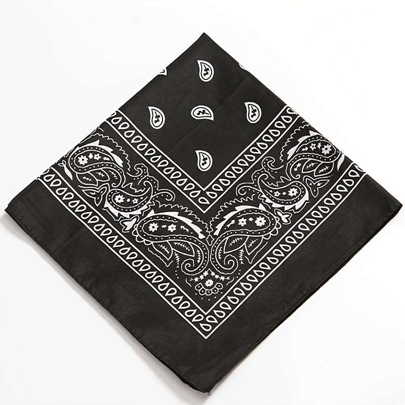 Fruit Print Deformation Bug Flower Square Scarf