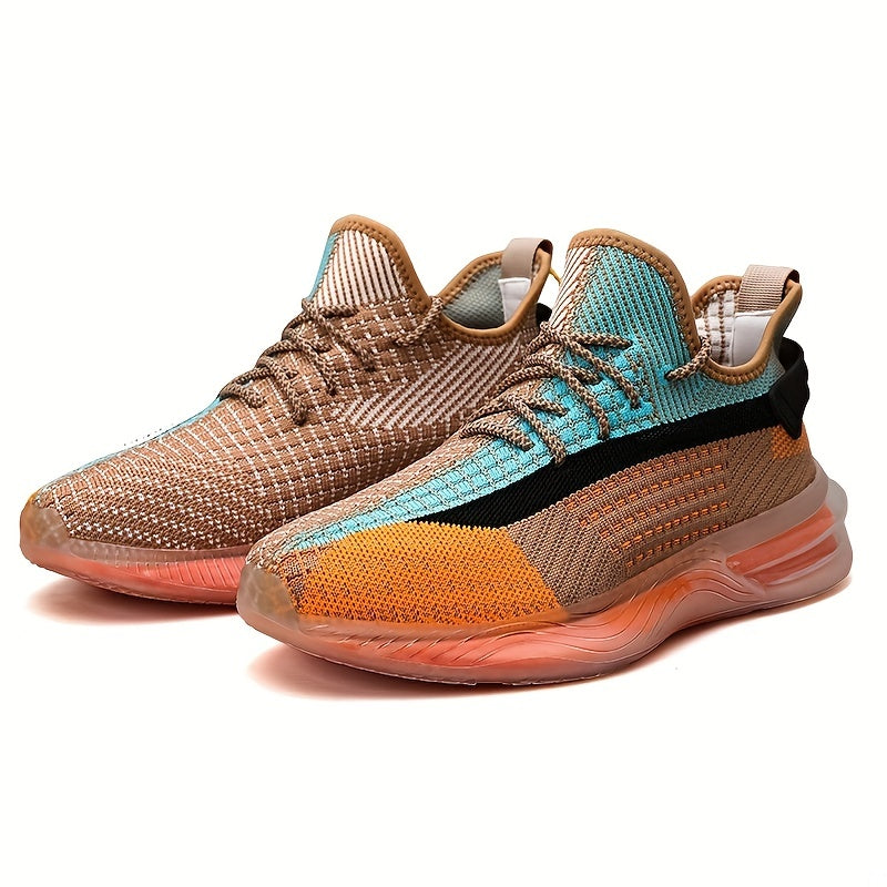 Men's Lightweight Knitted Casual Shoes For Spring And Summer