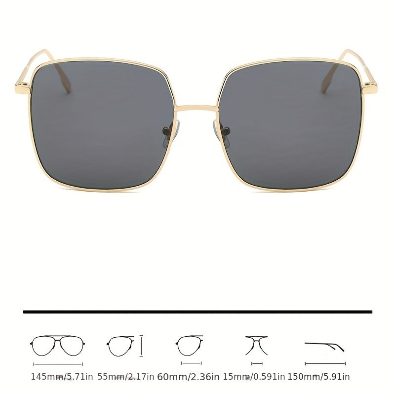 Square Frame UV Polarized Sunglasses