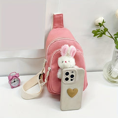 Kids Rabbit Messenger Bag Travel Coin Purse