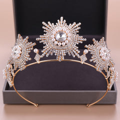 Crystal Rhinestone Bridal Crown Wedding Tiara
