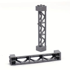 2pcs Four ABS Support Column Stand DIY Building Block Decorative Desktop Tower