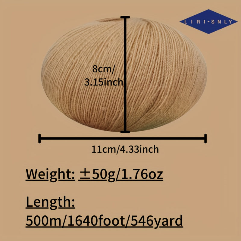 2pcs Fine Wool Thread For Crocheting Knitting T shirts Shawls Scarves