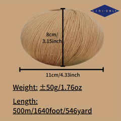 2pcs Fine Wool Thread For Crocheting Knitting T shirts Shawls Scarves