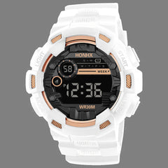 Girls Casual Digital Watch with Silicone Band