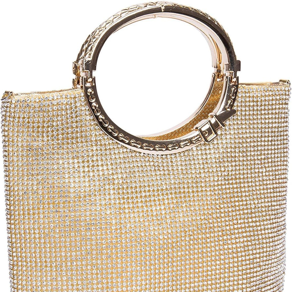 Women's Crystal Rhinestone Evening Clutch for Wedding Gala